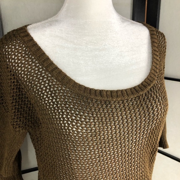 Peruvian Collection XS Brown Knit Top - Picture 2 of 4
